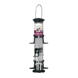 Audubon Wild Bird 2 lb Plastic Tube Bird Feeder 6 ports