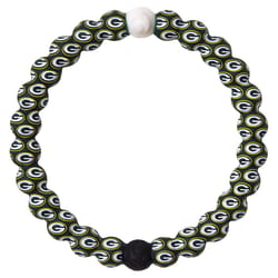 Lokai NFL Unisex Green Bay Packers Round Green Bracelet Silicone Water Resistant Size 7