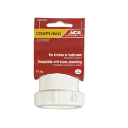 Ace 1-1/2 in. Slip in. X 1-1/2 in. D Slip Plastic Coupling