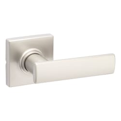 Kwikset Breton Square Satin Nickel Passage Lever Right or Left Handed