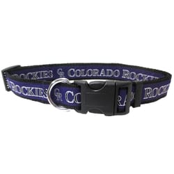 Pets First Colorado Rockies Colorado Rockies Colorado Rockies Nylon Dog Collar Large