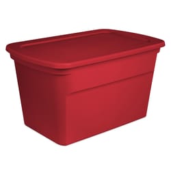 Sterilite 30 gal Red Storage Tote 17.12 in. H X 30.5 in. W X 20.25 in. D