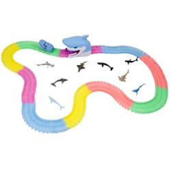 Mindscope Twister Tracks Glow in the Dark Track and Shark Multicolored