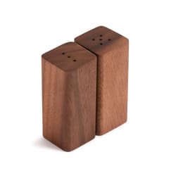 Kalmar Home Brown Acacia Wood Salt and Pepper Set 2 pk