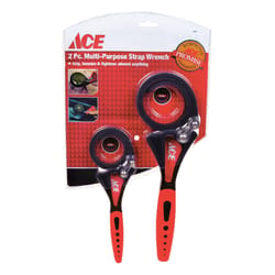 Ace SAE Strap Wrench Set 2 pc