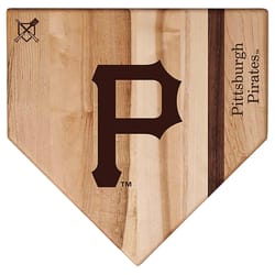 Baseball BBQ 12 in. L X 12 in. W X 0.8 in. Maple MLB Pittsburgh Pirates Cutting Board