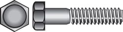 HILLMAN 3/8 in. D X 5 in. L Zinc Plated Steel Hex Bolt 50 pk