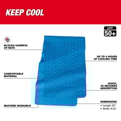 Milwaukee ANSI Type R Class 2 Breakaway High Visibility Mesh Cooling Towel Blue