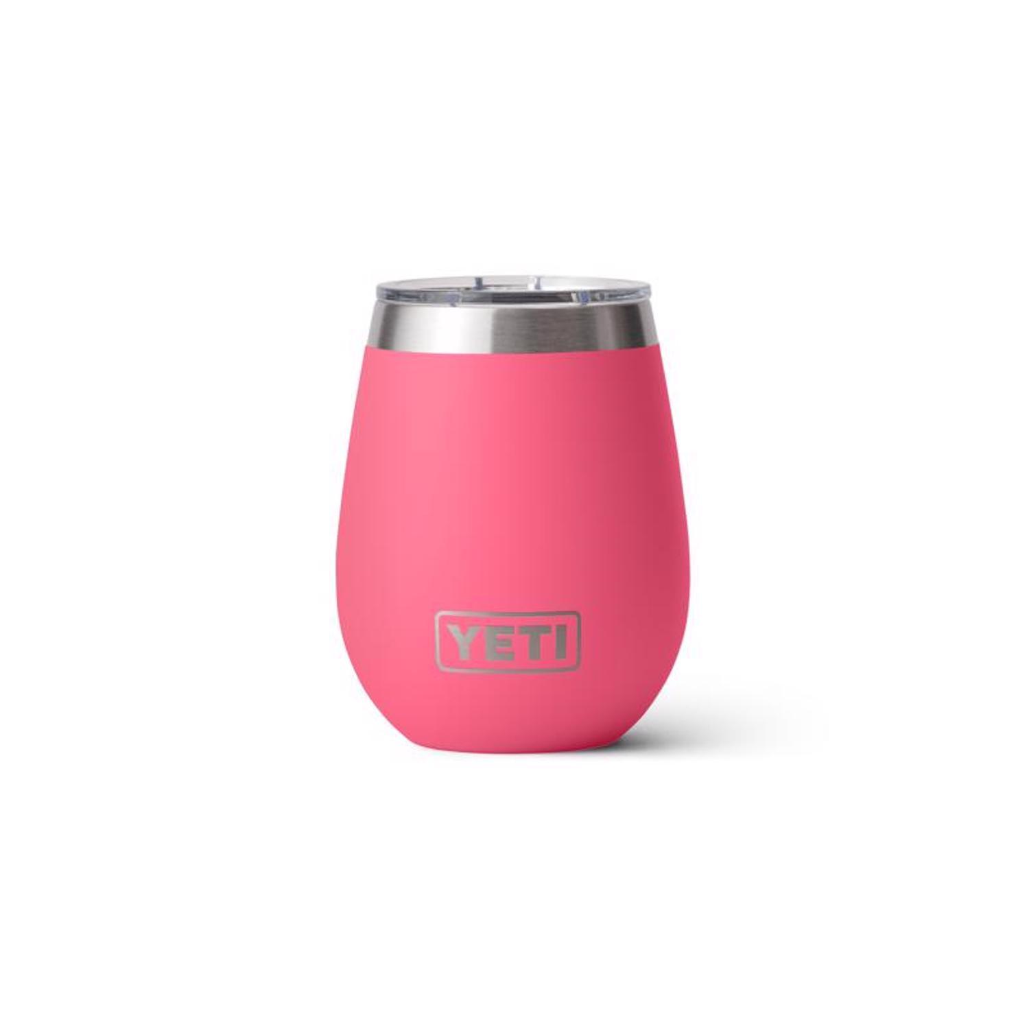 YETI Rambler 10 oz Power Pink BPA Free Wine Tumbler with
