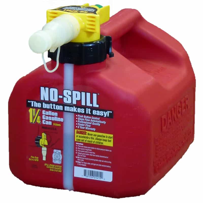No Spill Plastic Gas Can 1.25 gal. Ace Hardware