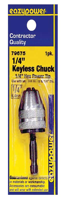 0.3-6.5mm Keyless Chuck Adapter 1/4 Inch Hex Shank Drill Chuck Drill Chuck Drill Chuck YISUNF Power Tool Accessories