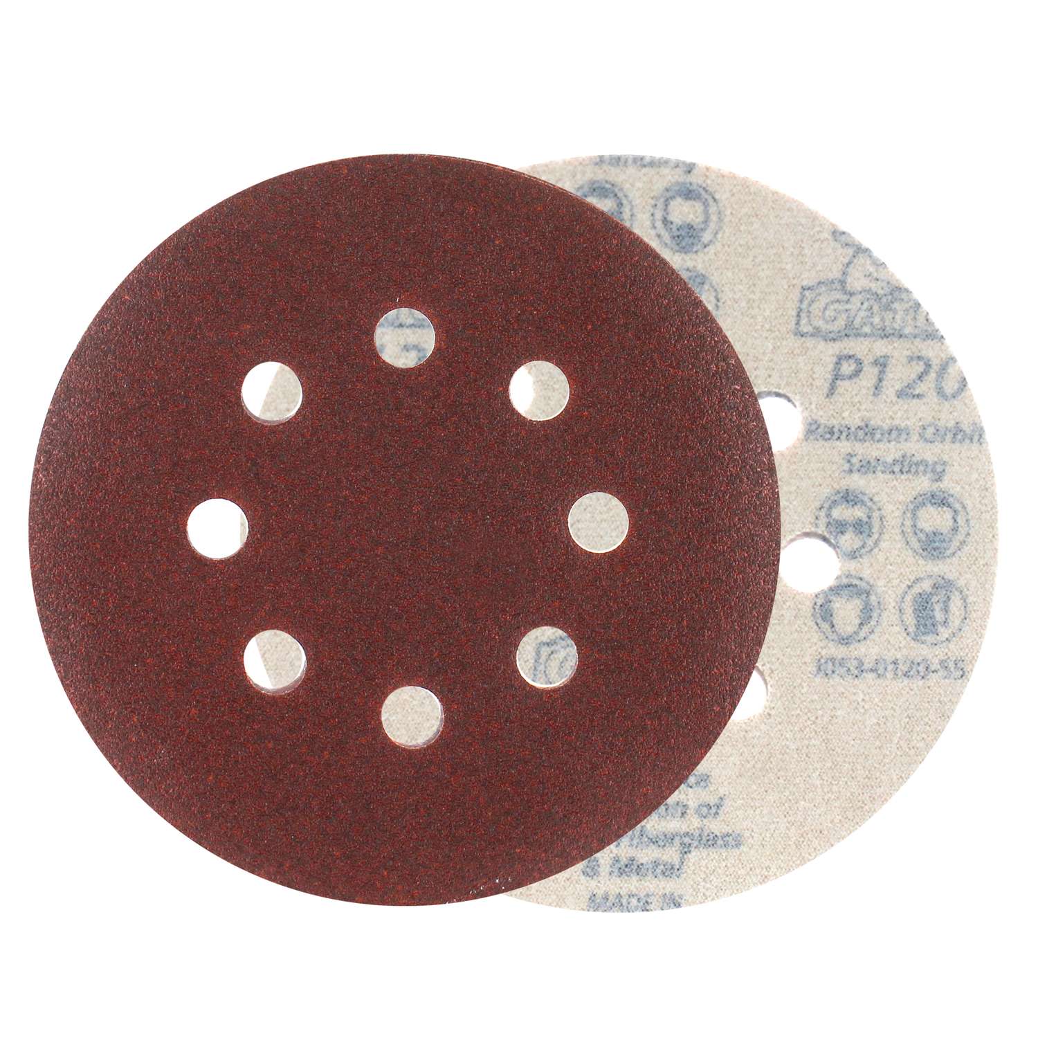 5個口のd Ace 5 in. Aluminum Oxide Hook and Loop Sanding Disc 120 Grit