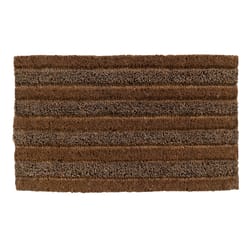 Entryways 30 in. W X 18 in. L Brown Seagrass Coir Door Mat