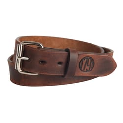 1791 Gunleather 40 in. 44 in. Leather Gun Belt 1.5 in. W Vintage