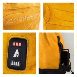 ActionHeat Men's Heated Work Glove Gloves Yellow M 1 pk