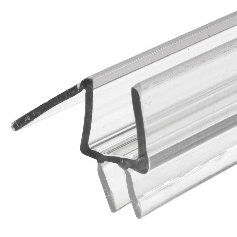 Prime-Line Products M 6258 Glass Door Bottom Seal, 3/8-Inch, Clear