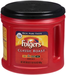 Folgers Classic Roast Ground Coffee 1 pk