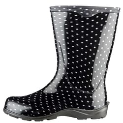 Sloggers Women's Garden/Rain Boots 7 US Black Polka Dot 1 pair