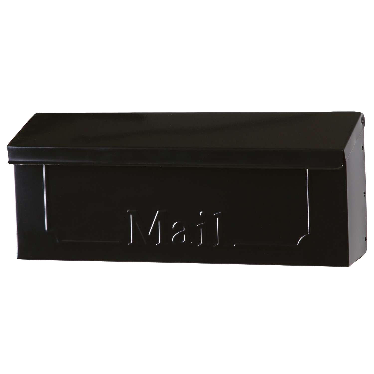 Gibraltar Mailboxes Townhouse Galvanized Steel WallMounted Black