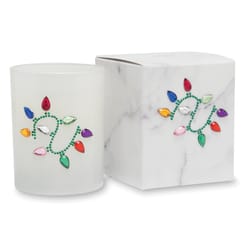 Primal Elements White Christmas Lights Scent Icon Candle/Gift Box