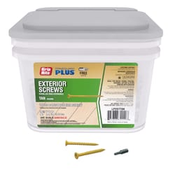 Grip-Rite PrimeGuard Plus No. 9 wire X 2 in. L Star Flat Head Deck Screws 25 lb