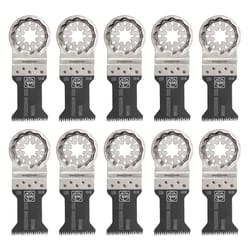 Fein Starlock 1-3/8 in. X 2 in. L Steel Japanese Tooth E-Cut Saw Blade Set 10 pk