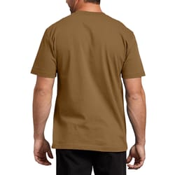 Dickies L Short Sleeve Brown Heavy Weight Tee Shirt