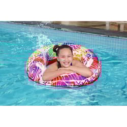Bestway H2OGO Multicolored PVC Inflatable Summer Swirl Pool Float Tube