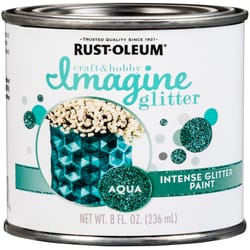 Rust-Oleum Imagine Glitter Aqua Water-Based Glitter Paint Interior 50 g/L 8 oz