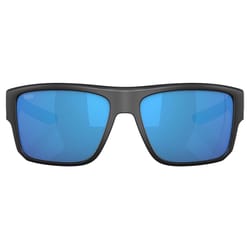 Costa Taxman Black Frame Blue Lens Polarized Sunglasses