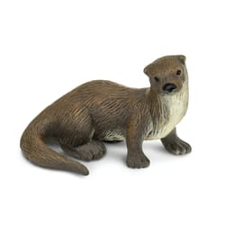 Safari Ltd. Wild Safari River Otter Toy Brown