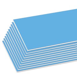 Bazic Products 0.2 in. W X 30 in. L Blue Foam Board