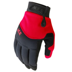 Ace M General Purpose Black/Red Gloves