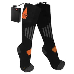 ActionHeat Unisex Heated L/XL Socks Black