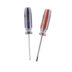 Ace Phillips/Slotted Pocket Clip Screwdriver Set 5.1 in. 2 pc