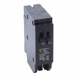 Square D HomeLine 20/20 amps Tandem Single Pole Circuit Breaker