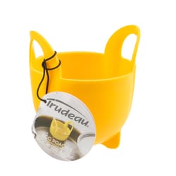 Trudeau Yellow Silicone Egg Poacher