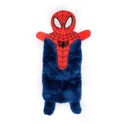 ZippyPaws Marvel Squeakie Blue/Red Plush Crawler - Spider-Man Dog Toy 1 pk