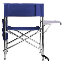 Picnic Time Oniva Navy Blue Folding Chair
