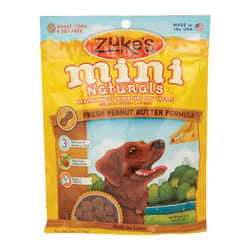 Zuke's All Natural Mini Peanut Butter Treats For Dog 6 oz 6.25 in. 1 pk