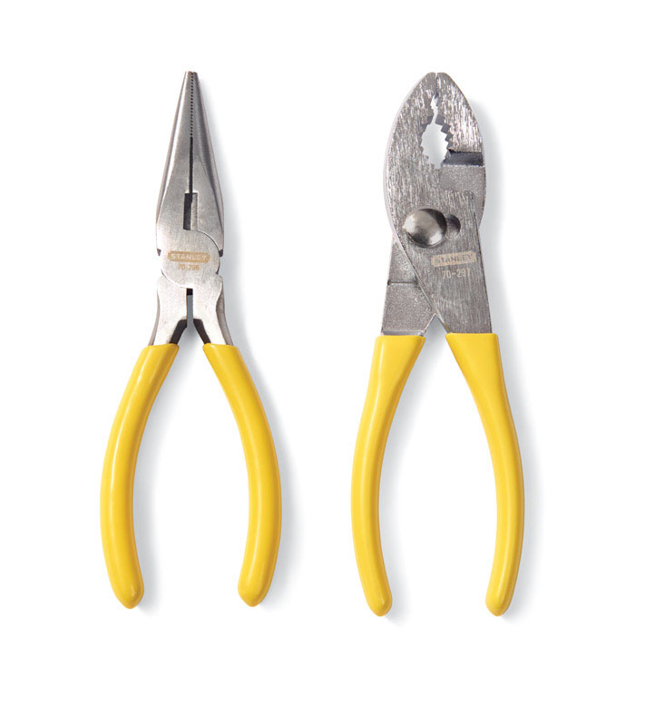 6 Piece Pliers Set With Carrying Case - Drop Forged And Heat