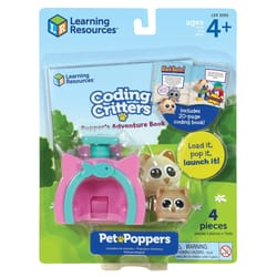 Learning Resources Coding Critters Pet Poppers Pepper the Cat Multicolored 4 pc