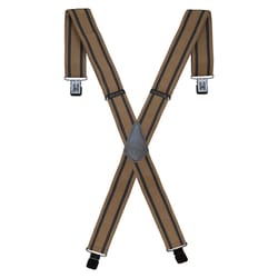 Wolverine 48 in. L X 2 in. W Polyester Industrial Suspenders Black/Chesnut 1 pair