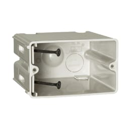 Allied Moulded SliderBox New and Old Work 23 cu in Rectangle Polycarbonate 1 gang Outlet Box Beige