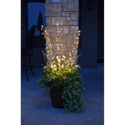 Celebrations LED Warm White Lighted Branches 38 in. Yard Decor