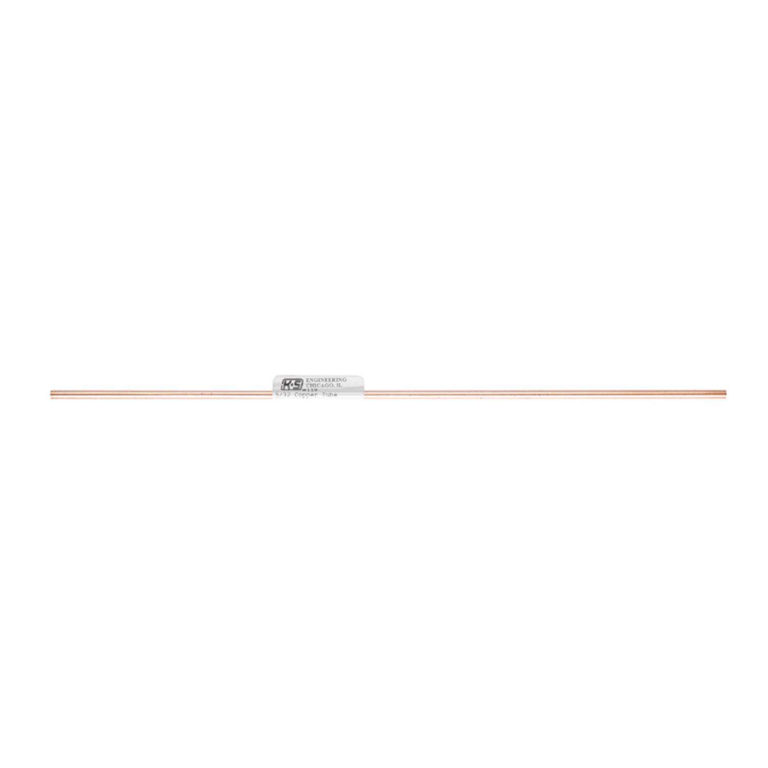 K&S 5/32 in. D X 1 ft. L Copper Tubing