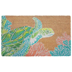 Liora Manne 2 ft. W X 3 L Natural Sea Turtle Coir Floor Mat