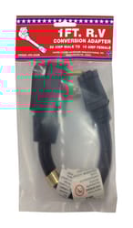 US Hardware 30 amps Pigtail Adapter 1 pk