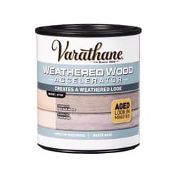 Varathane Gray Water-Based Weathered Wood Accelerator 1 qt