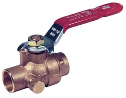 B&K ProLine 1 in. Brass Compression Ball Valve Full Port